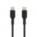 Дата кабель USB-С - USB-С, PVC, 2m, black Belkin (CAB003BT2MBK)