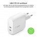 Зарядний пристрій Belkin 40W 2хUSB-С PD white (WCB006VFWH)