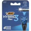 Сменные кассеты Bic Flex 3 Hybrid 4 шт. (3086123480926)