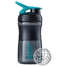 Шейкер спортивный BlenderBottle SportMixer 590ml Black/Teal ORIGINAL (SM 20oz Black/Teal)