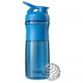 Шейкер спортивний BlenderBottle SportMixer 820ml Cyan ORIGINAL (SM 28oz Cyan)