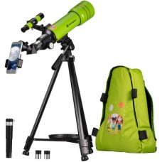 Телескоп Bresser Junior 70/400 Green з адаптером для смартфона + рюкзак (8850610B4K000) (930418)