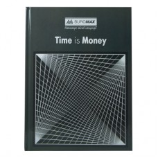 Канцелярська книга Buromax Times Is Money А4 в клітинку 96 аркушів Сіра (BM.2400-109)