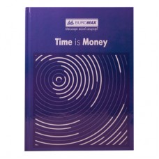 Канцелярская книга Buromax А4 TIME IS MONEY, 96 листов, клетка, синяя (BM.2400-102)