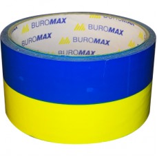 Скотч Buromax 48 мм х 35 м Сине-желтая (BM.7007-85)