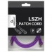 Патч-корд 1м S/FTP Cat 6A CU LSZH violet Cablexpert (PP6A-LSZHCU-V-1M)