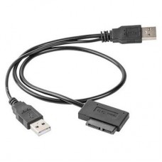 Переходник USB 2.0 to Slimline SATA 13 pin Cablexpert (A-USATA-01)