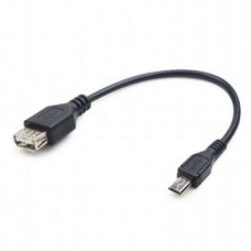 Дата кабель OTG USB 2.0 AF to Micro 5P 0.15m Cablexpert (A-OTG-AFBM-03)