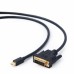 Кабель мультимедийный miniDisplayPort to DVI 1.8m Cablexpert (CC-mDPM-DVIM-6)