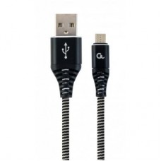 Дата кабель USB 2.0 Micro 5P to AM Cablexpert (CC-USB2B-AMmBM-1M-BW)