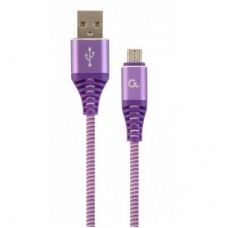 Дата кабель USB 2.0 Micro 5P to AM Cablexpert (CC-USB2B-AMmBM-2M-PW)