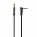 Кабель мультимедійний Jack 3.5mm M to Jack 3.5mm M 1.0m угловой Cablexpert (CCAPB-444L-1M)