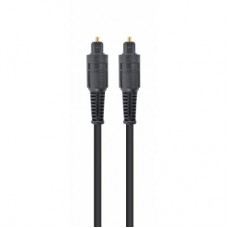 Кабель мультимедийный Optical Toslink M-M 1m black Cablexpert (CC-OPT-1M)