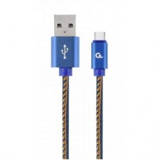 Дата кабель USB 2.0 AM to Type-C 2.0m Cablexpert (CC-USB2J-AMCM-2M-BL)