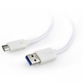 Дата кабель USB 3.0 AM to Type-C 0.1m Cablexpert (CCP-USB3-AMCM-W-0.1M)