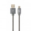 Дата кабель USB 2.0 AM to Micro 5P 2.0m Cablexpert (CC-USB2S-AMmBM-2M-BG)