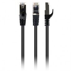 Патч-корд 2м S/FTP Cat 6A CU LSZH black Cablexpert (PP6A-LSZHCU-BK-2M)