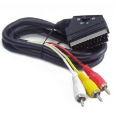 Кабель мультимедийный RCA - SCART, 1.8 m Cablexpert (CCV-519-001)