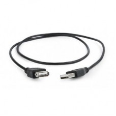 Дата кабель USB 2.0 AM/AF 0.75m Cablexpert (CC-USB2-AMAF-75CM/300-BK)