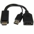 Переходник HDMI to DisplayPort, 4K 30Hz Cablexpert (A-HDMIM-DPF-01)