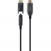 Кабель мультимедийный HDMI to HDMI 20.0m AOC V.2.0, 4K 60Hz Gold Cablexpert (CCBP-HDMID-AOC-20M)