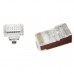 Конектор RJ45 cat.5e FTP 8P8C * 10 (наскрізні отв., позолоч. конт.) Cablexpert (LC-PTF-01/10)