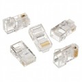 Коннектор RJ45 cat.5e UTP 8P8C * 100 (позолоч. конт.) Cablexpert (LC-8P8C-001/100)