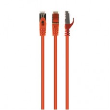 Патч-корд 1м S/FTP Cat 6A CU LSZH orange Cablexpert (PP6A-LSZHCU-O-1M)