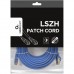 Патч-корд 15м S/FTP Cat 6A CU LSZH blue Cablexpert (PP6A-LSZHCU-B-15M)