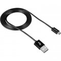 Дата кабель USB 2.0 AM to Micro 5P 1.0m Canyon (CNE-USBM1B)