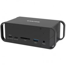 Порт-реплікатор Canyon Docking Station with 14 ports, with Type C female*4, USB3.0*2, USB2.0*2 (CNS-HDS95ST)