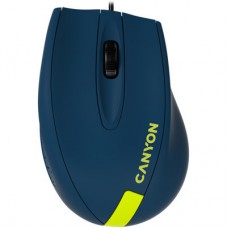 Мишка Canyon M-11 USB Blue/Yellow (CNE-CMS11BY)