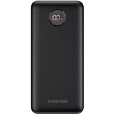 Батарея універсальна Canyon PB-2002 20000mAh, PD/20W, QC/3.0, Black (CNE-CPB2002B)