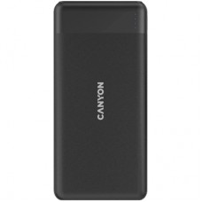 Батарея універсальна Canyon PB-109 10000 mAh PD/18W QC/3.0/20W Black (CNE-CPB1009B)