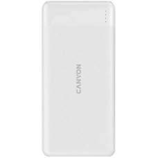 Батарея універсальна Canyon PB-109 10000 mAh PD/18W QC/3.0/20W White (CNE-CPB1009W)