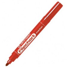 Маркер Centropen Flipchart 8550 2,5 мм, round tip, red (8550/02)