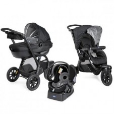 Коляска Chicco 3 в 1 Trio Active3 Top Черная (79270.51)