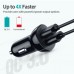 Зарядний пристрій Choetech car 2хUSB-A 36W QC black (C0051-BK)