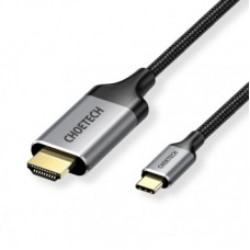 Кабель мультимедийный USB-C to HDMI 1.8m 4K 60Hz Choetech (CH0021-BK)