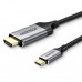 Кабель мультимедийный USB-C to HDMI 1.8m 4K 60Hz Choetech (CH0021-BK)