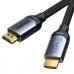 Кабель мультимедійний HDMI to HDMI 2.0m V.2.1 8K 60Hz HDR10 HLG 48Gbps YUV 444 Choetech (XHH01-BK)