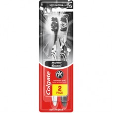 Зубная щетка Colgate Max White Charcoal отбеливающая мягкая 2 шт. (8718951382602)