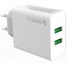 Зарядное устройство ColorWay 2USB Quick Charge 3.0 (36W) (CW-CHS017Q-WT)