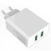 Зарядное устройство ColorWay 2USB Quick Charge 3.0 (36W) (CW-CHS017Q-WT)