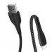 Дата кабель ColorWay USB 2.0 AM to Lightning 1.0m led black (CW-CBUL034-BK)