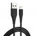 Зарядное устройство ColorWay 1USB AUTO ID 2A (10W) black + cable Lightning (CW-CHS012CL-BK)