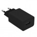 Зарядное устройство ColorWay 1USB Quick Charge 3.0 (18W) black + cable Lightning (CW-CHS013QCL-BK)