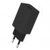 Зарядное устройство ColorWay 1USB Quick Charge 3.0 (18W) black + cable Lightning (CW-CHS013QCL-BK)