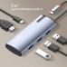 Порт-репликатор ColorWay Docking Station USB-C 5-в-1 Type C PD 100W/USB3.0х3/HDMI 4К (CW-HUB01)