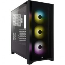 Корпус Corsair iCUE 4000X RGB Tempered Glass Black (CC-9011204-WW)